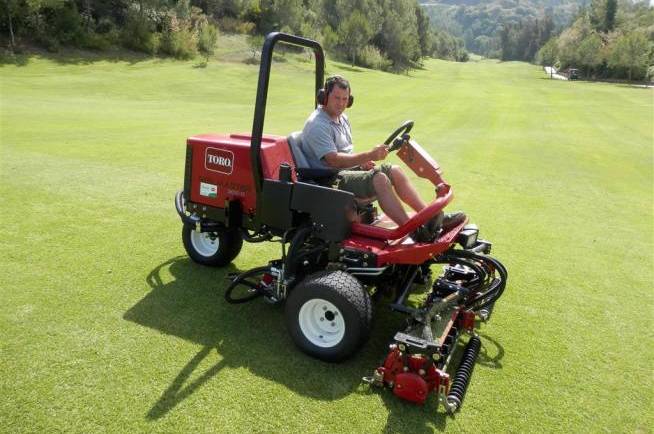 Toro Reelmaster 3100 at Los Arqueros Golf