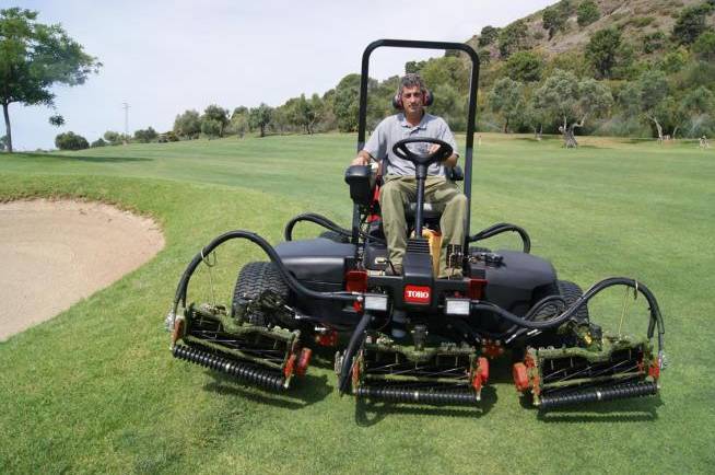 Toro Reelmaster 5500 en Arqueros Golf