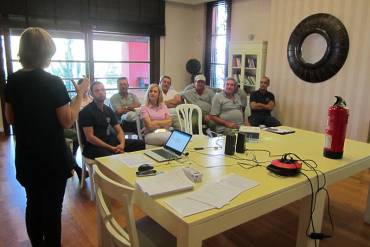 Simulacro de incendio en Los Arqueros Golf