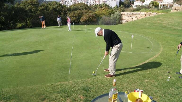 BBQ members at Los Arqueros Golf