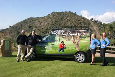 La nueva furgoneta de Los Arqueros Golf