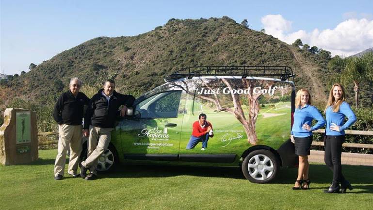 The all new Los Arqueros Golf Club Van