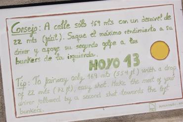 Tips to play the 13th Hole at Los Arqueros Golf