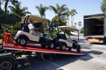 The new fleet of buggies arrives to Los Arqueros Golf