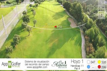 Visit and view the Hole 1 at Los Arqueros Golf Course in Benahavis, next to Marbella, Spain