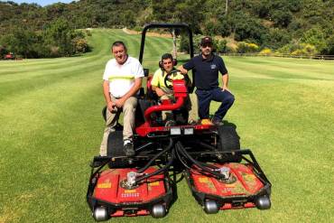 Nueva Máquina Corta Rough en Los Arqueros Golf