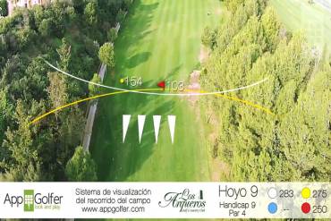 Visit and view the Hole 9 at Los Arqueros Golf Course in Benahavis, next to Marbella, Spain