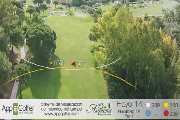 Visite y vea el Hoyo 14 del campo de Los Arqueros Golf en Benahavís cerca de Marbella, España