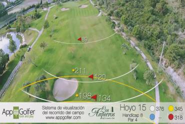 Visit and view the Hole 15 at Los Arqueros Golf Course in Benahavis, next to Marbella, Spain