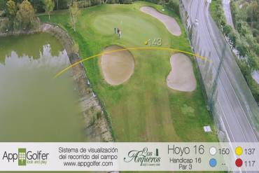 Visit and view the Hole 16 at Los Arqueros Golf Course in Benahavis, next to Marbella, Spain